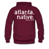 Atlanta Native Hoodie UNISEX - burgundy
