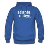 Atlanta Native Hoodie UNISEX(smaller graphic) - royal blue