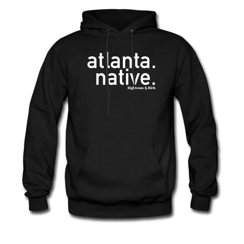 Atlanta Native Hoodie UNISEX(smaller graphic) - black