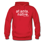 Atlanta Native Hoodie UNISEX(smaller graphic) - red