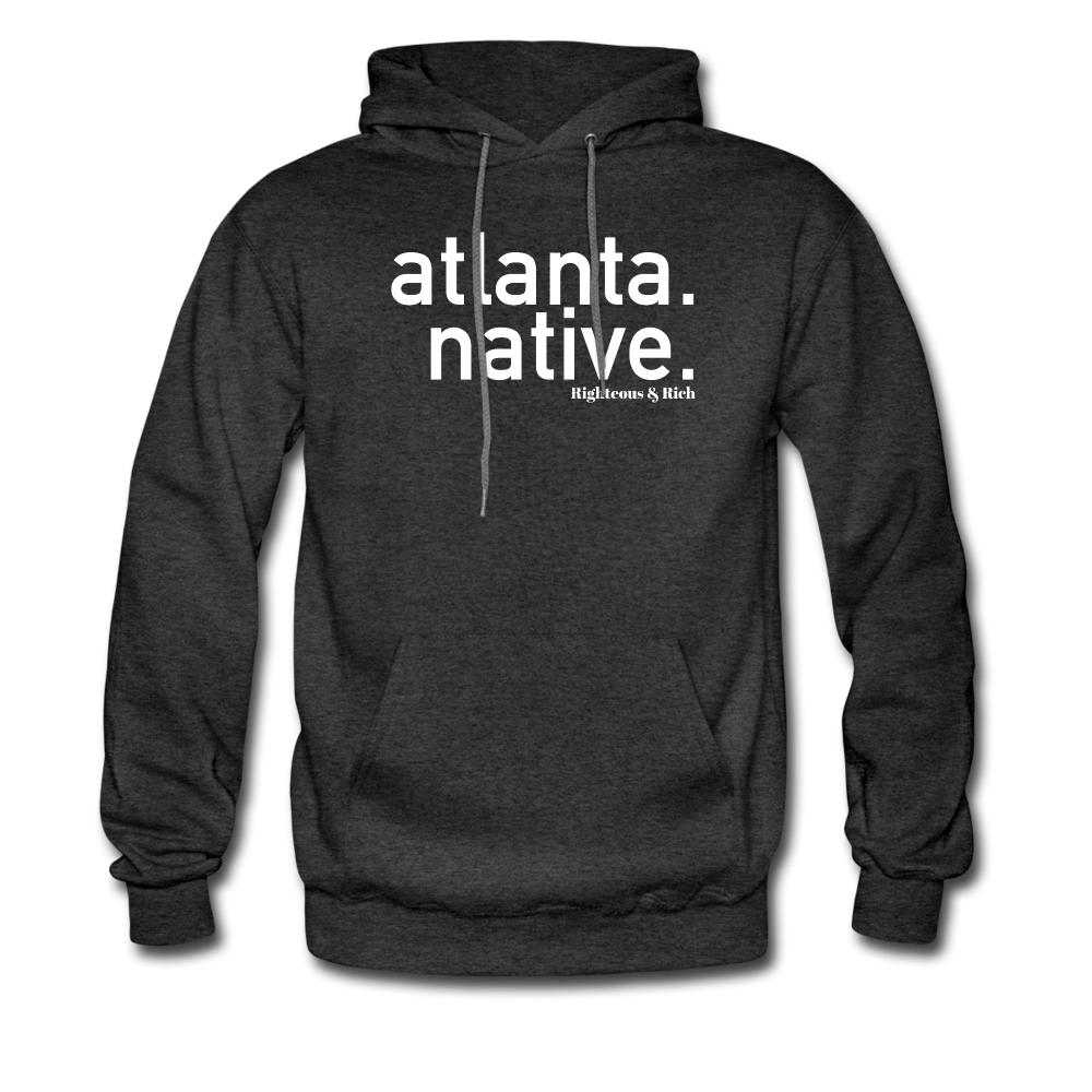 Atlanta Native Hoodie UNISEX(smaller graphic) - charcoal grey