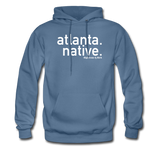 Atlanta Native Hoodie UNISEX(smaller graphic) - denim blue