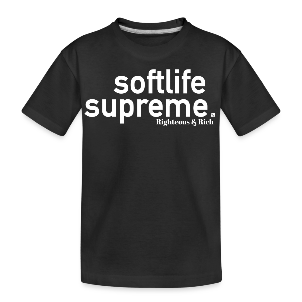 Softlife Supreme Kid’s Premium Organic T-Shirt - black