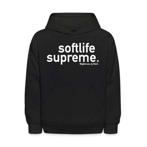 Softlife Supreme Kids' Hoodie - black